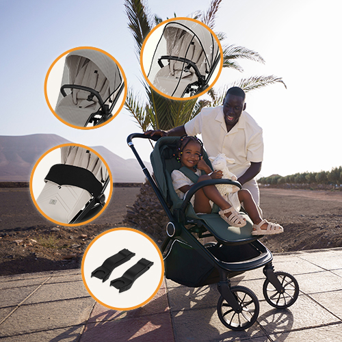 Lionelo Mika Plus Beige Sand — Buggy